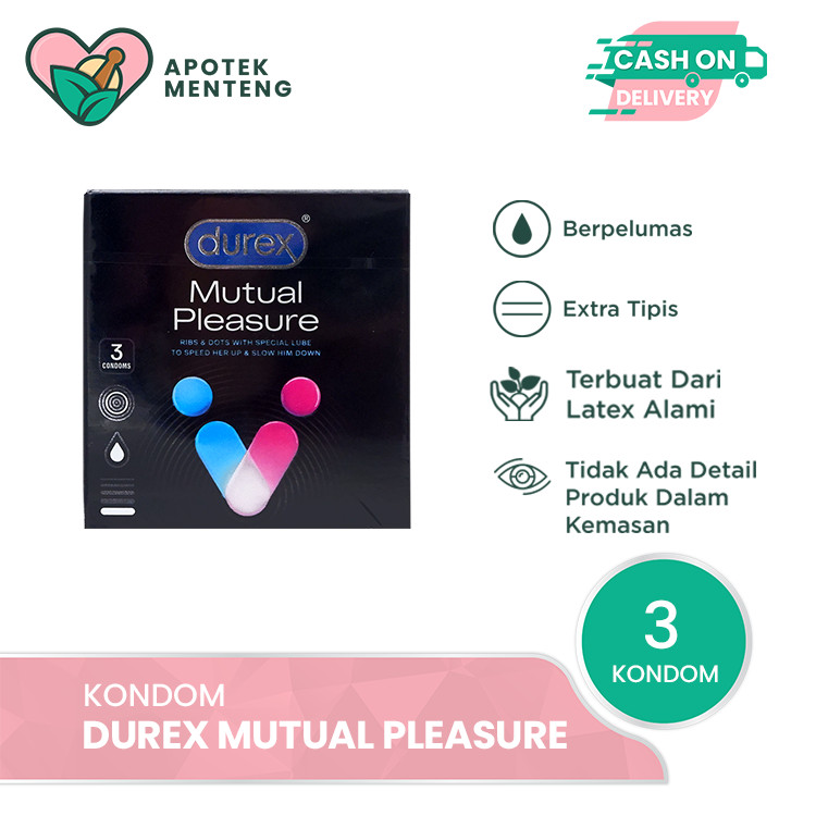 Kondom Durex Mutual Pleasure - Isi 3