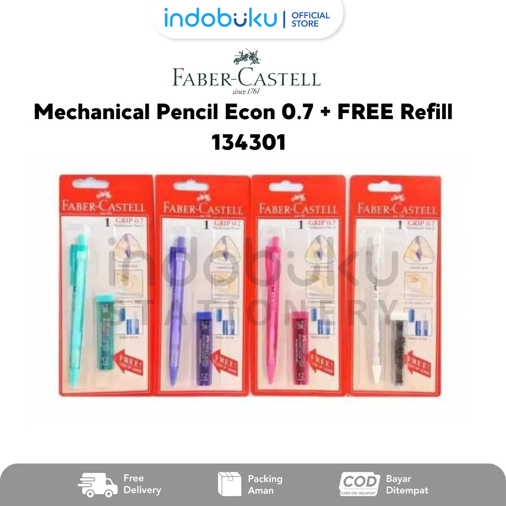 

Mechanical Pencil Econ 0.7 + FREE Refill Faber-Castell 134301