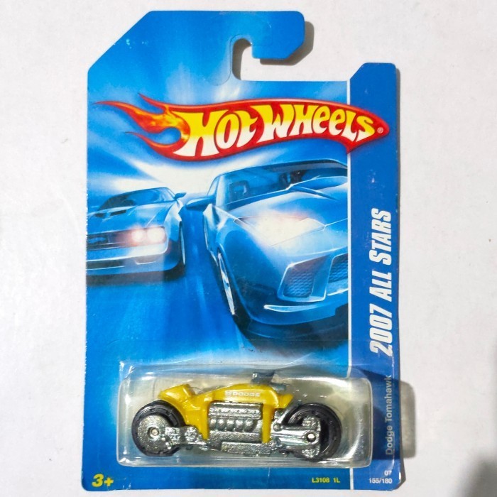 Hot Wheels Dodge Tomahawk kuning 2007 All Stars Thailand