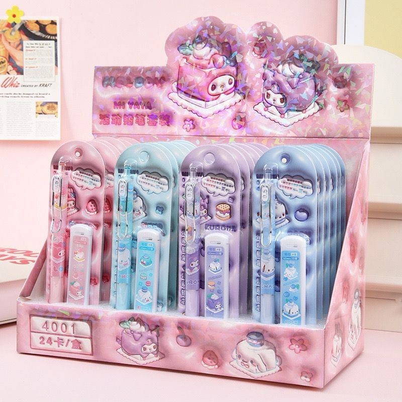 

Pensil 1 SET dengan refill 1 box / 24pcs (BujoYuk)