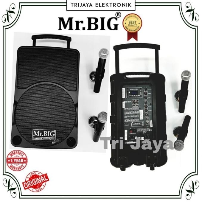 Diskon Portabel Mr. Big 10 Inch M10 / Speaker Portabel Mr. Big M10 10 Inch Diskon