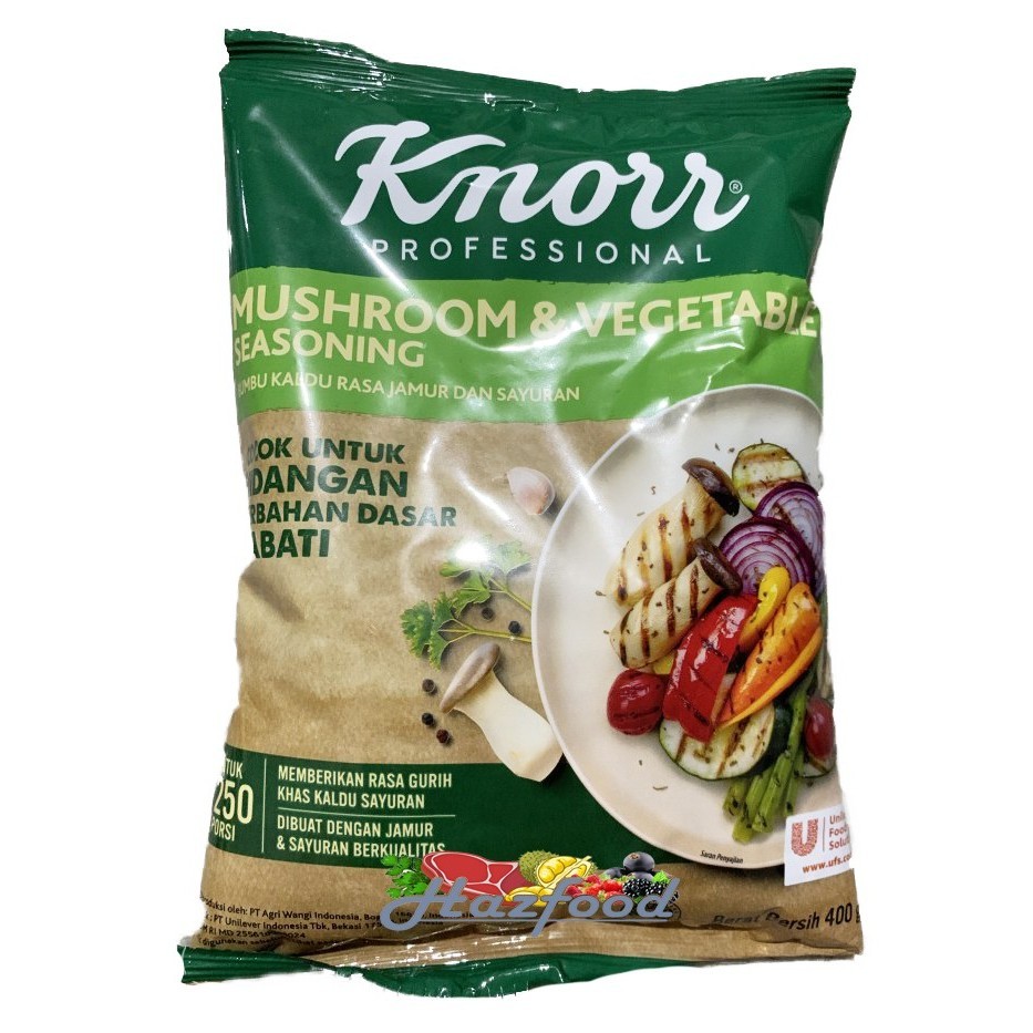 

Knorr Professional Mushroom & Vegetable Seasoning | Kaldu Jamur 400 gr