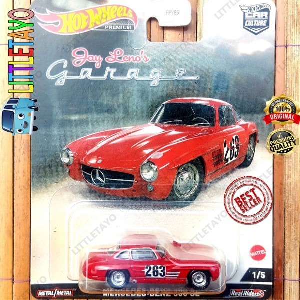HOTWHEELS JAY LENO'S GARAGE MERCEDES BENZ 300 SL AMG DTM CLK SLK JAPAN -OSC25