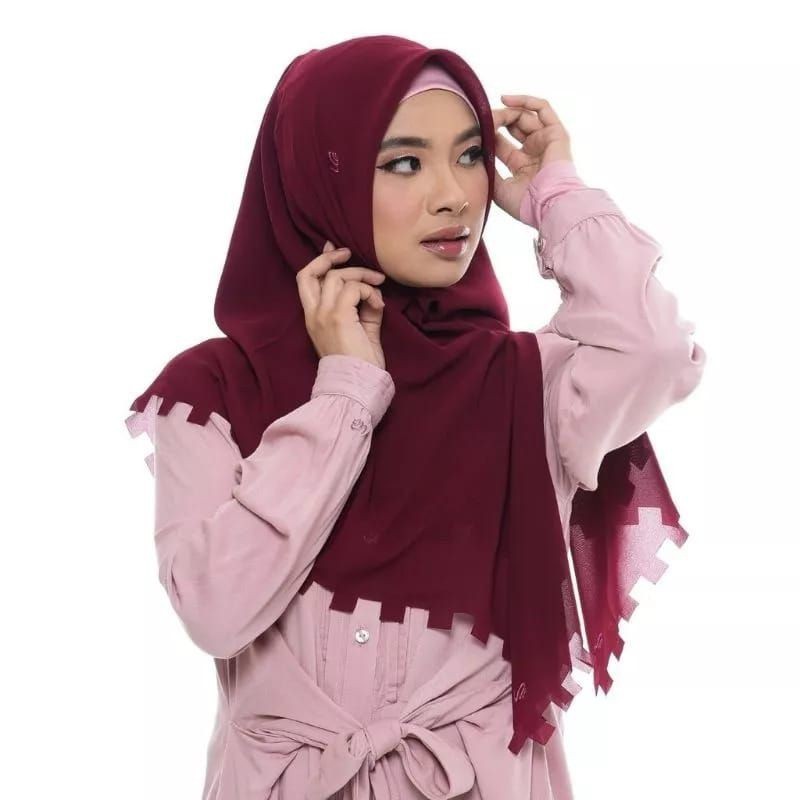 Kerudung Segiempat Zahira dagadu S Rabbani Ori