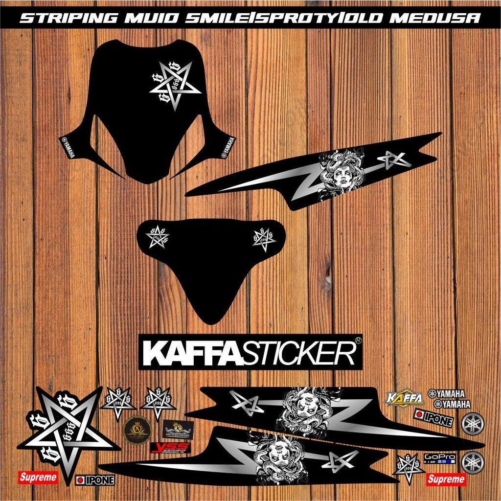 COD/LIS VARIASI Striping Varisi Mio Smile / Mio Sporty / Mio Old Stiker List Medus Polet Motif Medus