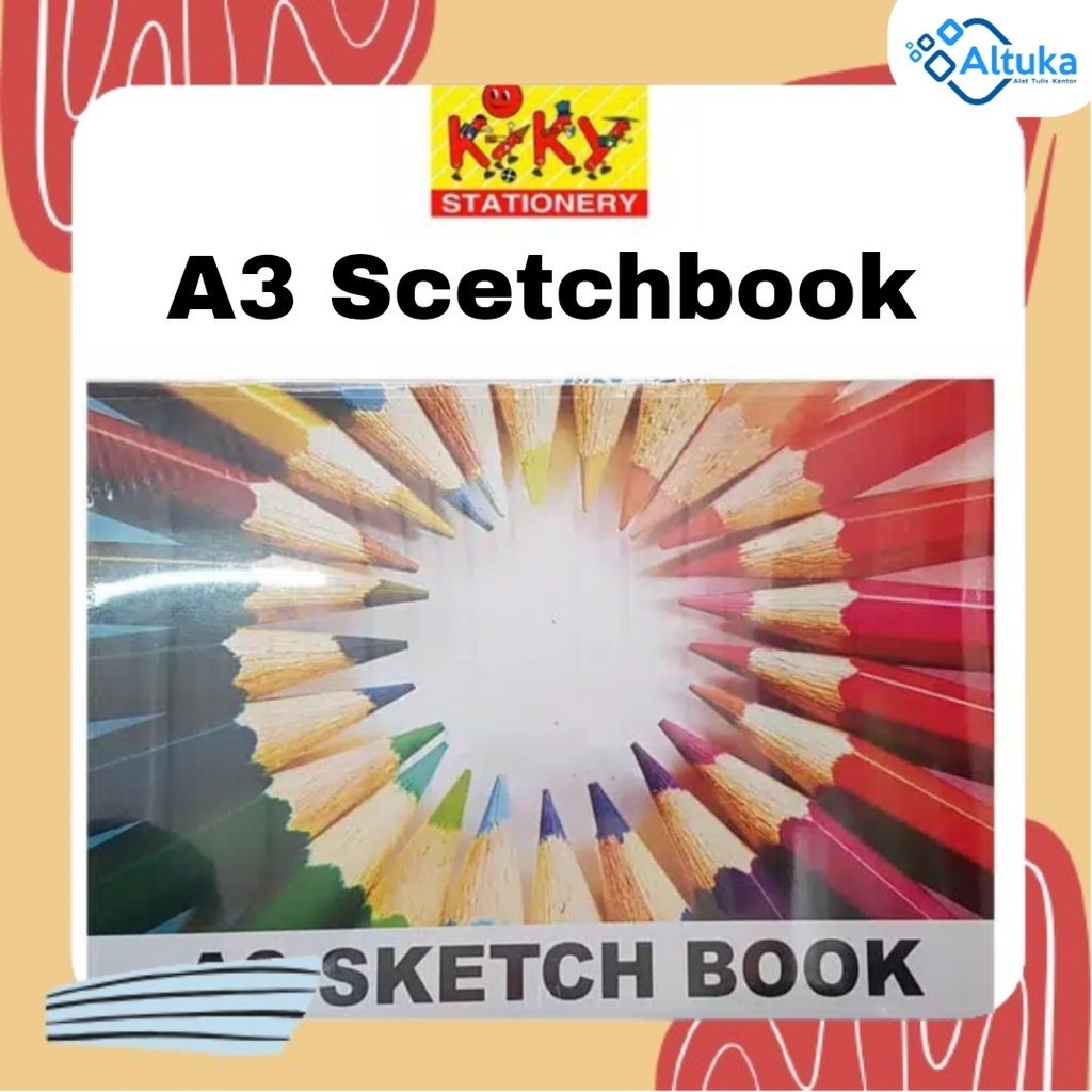 

Kiky Sketchbook / Buku Gambar / Buku Sketsa A3