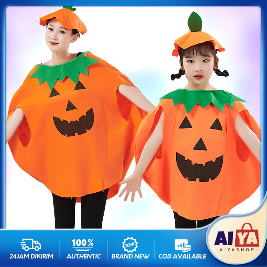 Kostum Karnaval Labu Halloween Anak Dan Dewasa Cosplay Pentas Halloween Halloween Costume Unik