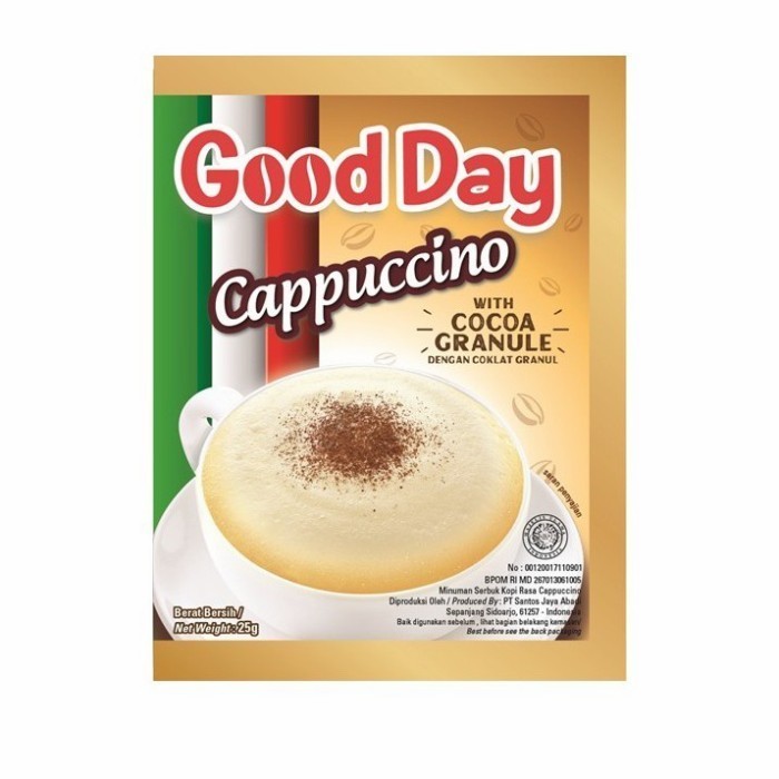 

Good Day Kopi Cappuccino Sachet