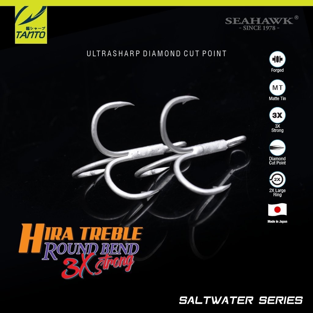 SEAHAWK Kail Tanto Japan Hira Treble 3X Strong (Anti Korosi)