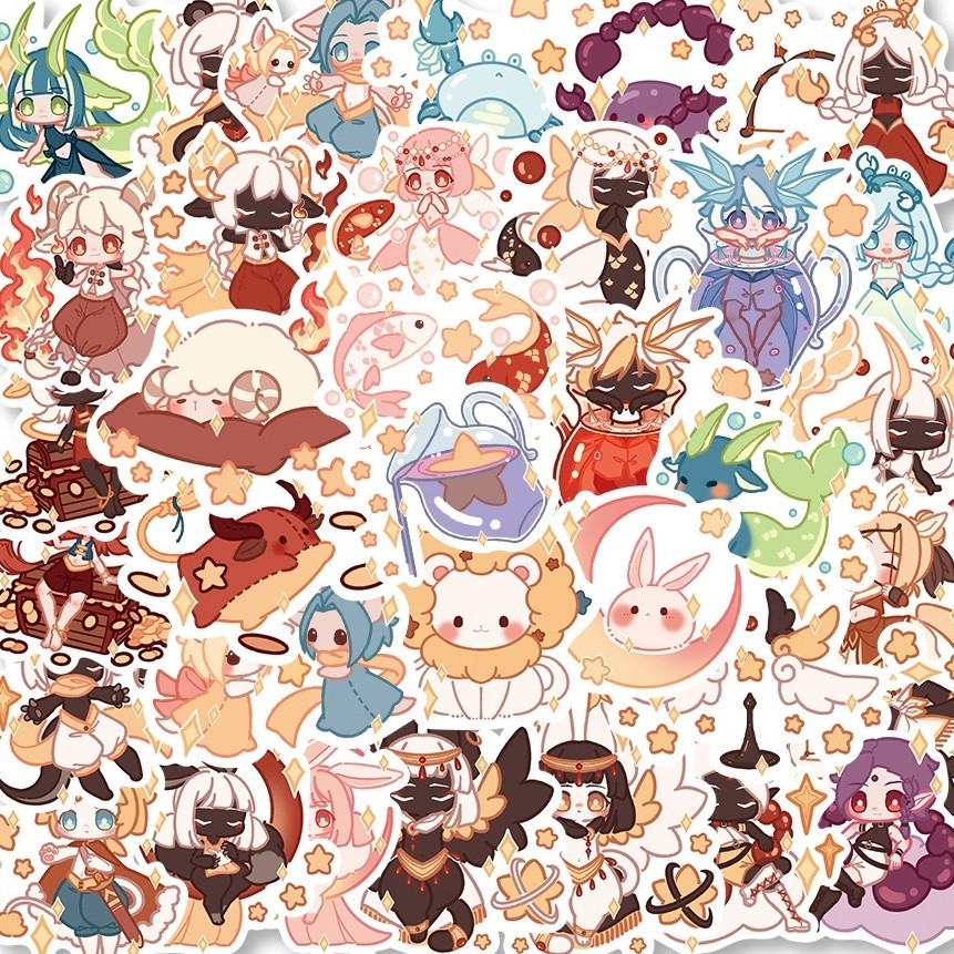

PROMo 25 pcs Stiker Desain Rasi Bintang Anti Air Untuk Dekorasi notebook hello.nuza