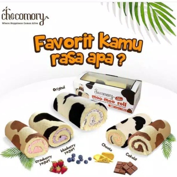 New moo moo roll chocomory cimory - Keju