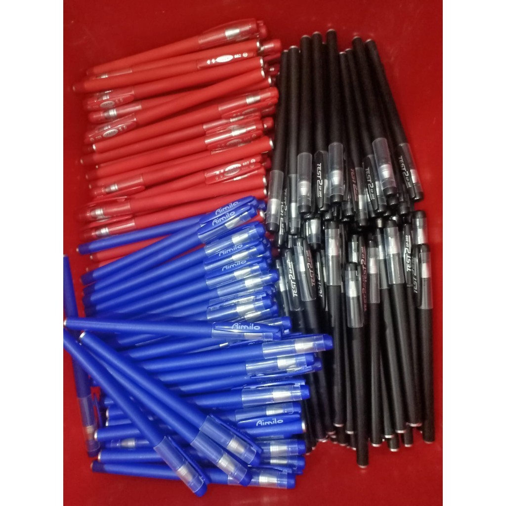 

1PCS AIMILO GELPEN / PULPEN GEL TABUNG / GELPEN JARUM PENUH 3 WARNA