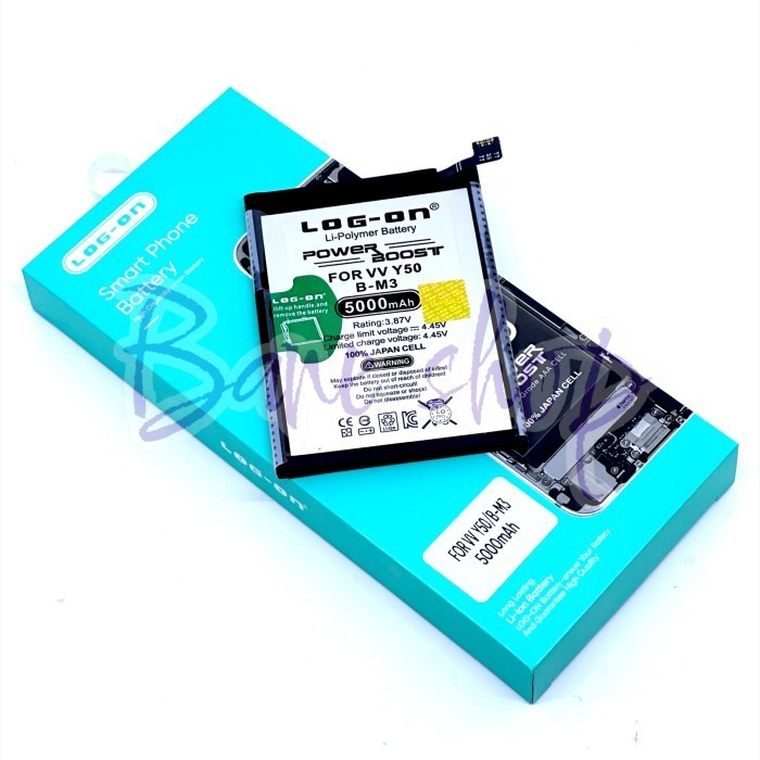 BATERAI LOG ON VIVO Y50 / Y30 / Y30i B-M3 BM3 POWER BOOST DOUBLE POWER BATRE