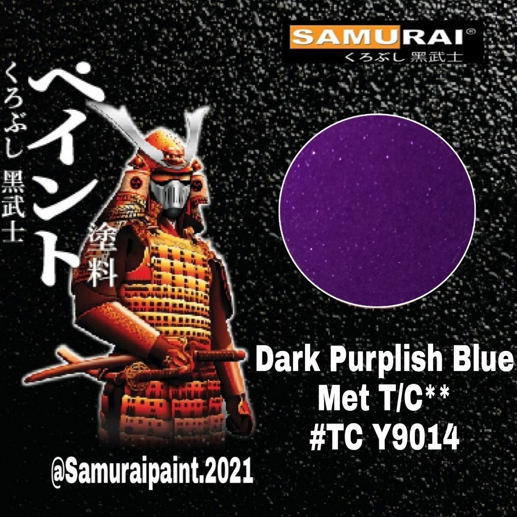 

Samurai Paint Dark Purplish Blue Met TCY9014 cat pilok samurai warna Ungu candy tone pilok samurai Purple cet vilok samurai