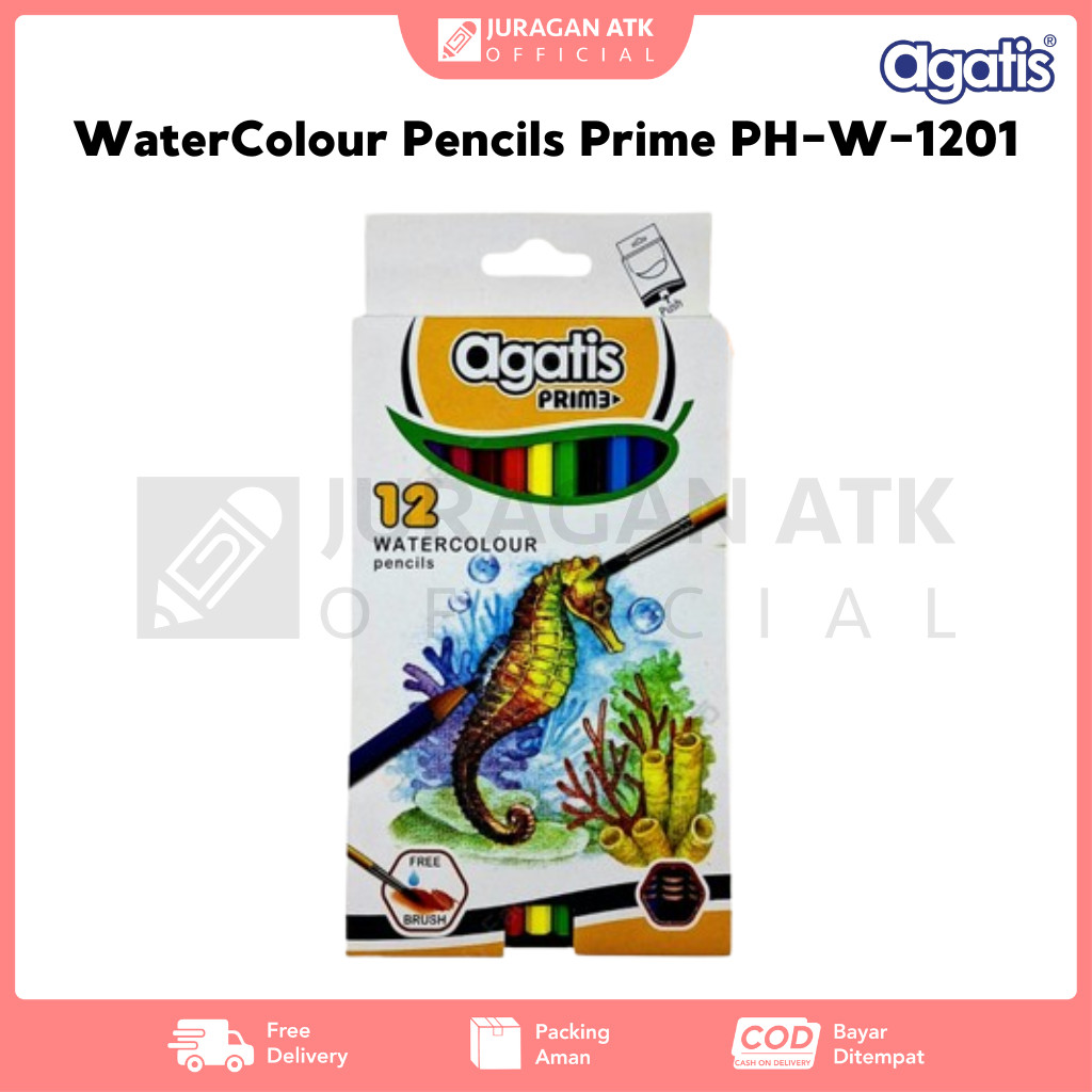 

WaterColour Pencils Agatis Prime 12 Warna PH-W-1201
