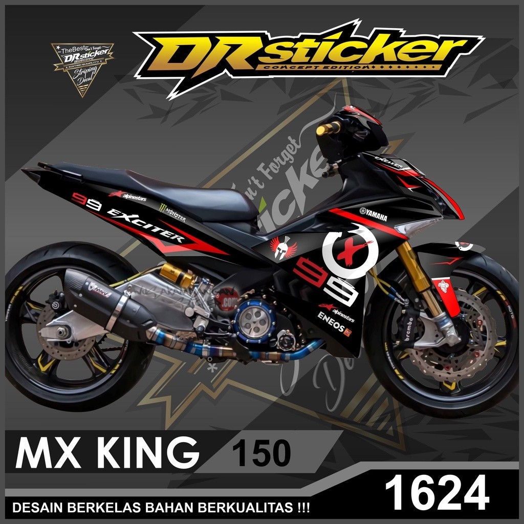 Decal Sticker  Fullbody Motor Yamaha Mx King 150 Desain Exciter 99