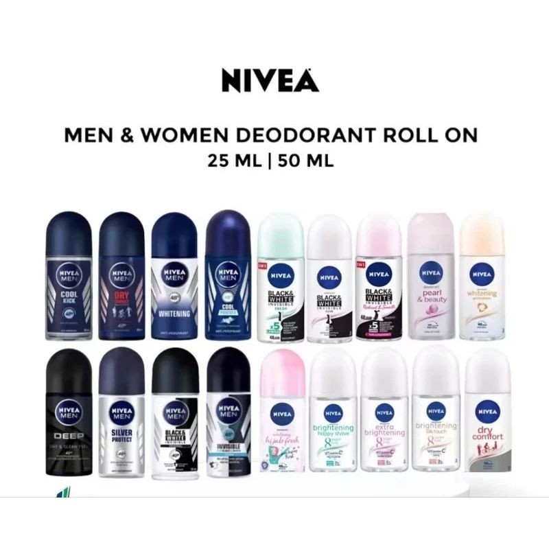 NIVEA DEODORANT ROLL ON 50ML // 25ML | NIVEA DEODORANT