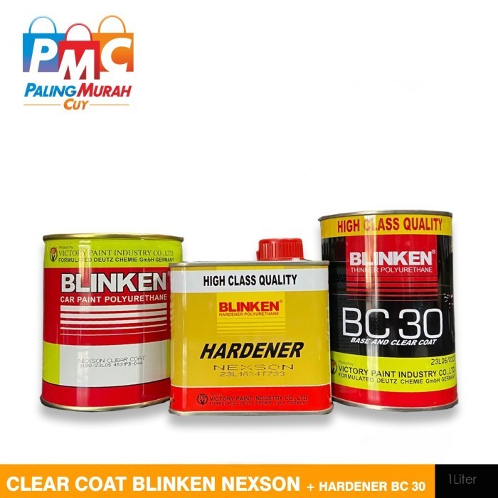 BLINKEN Clear Coat Nexson 2 Liter / Set + Hardener + Thinner