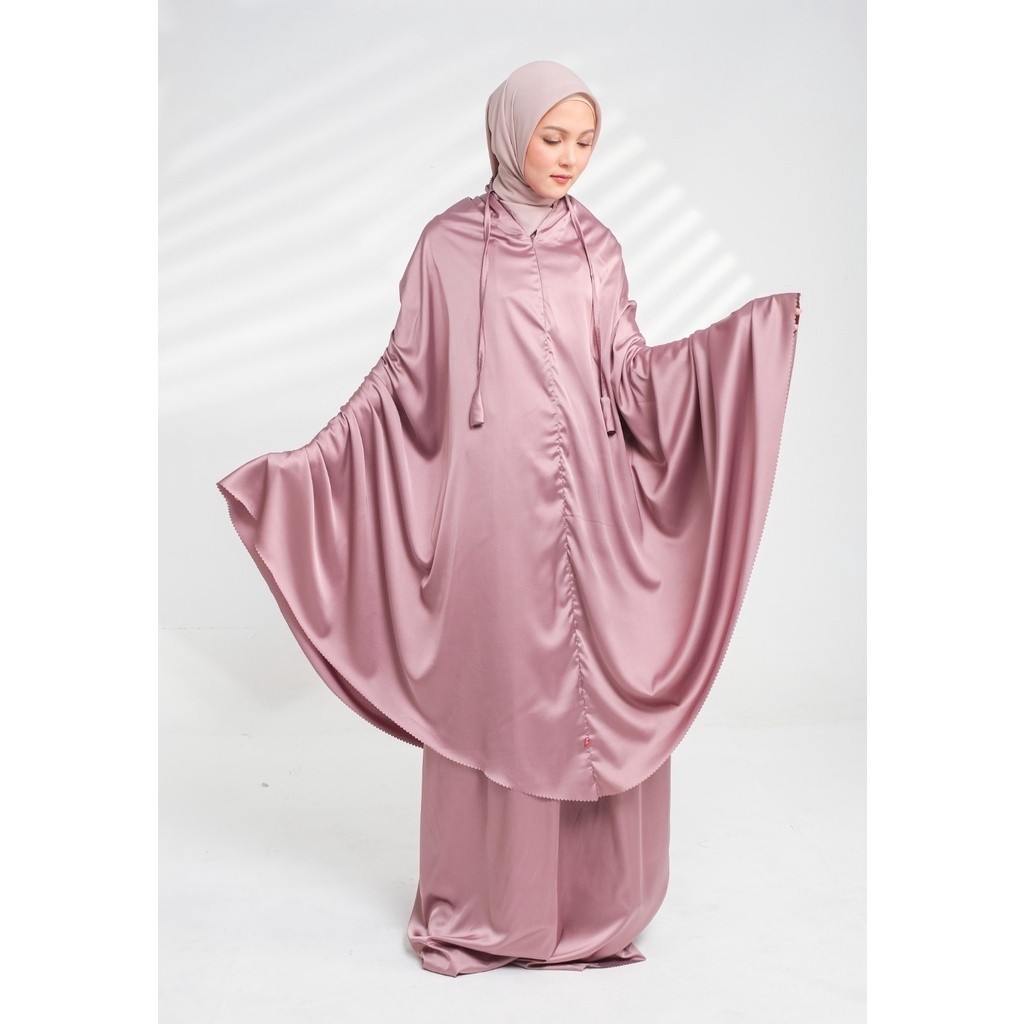 berkah ramadan.... Zoya Qabila Mukena Prayer Set - Mukena Dewasa Polos (COD)