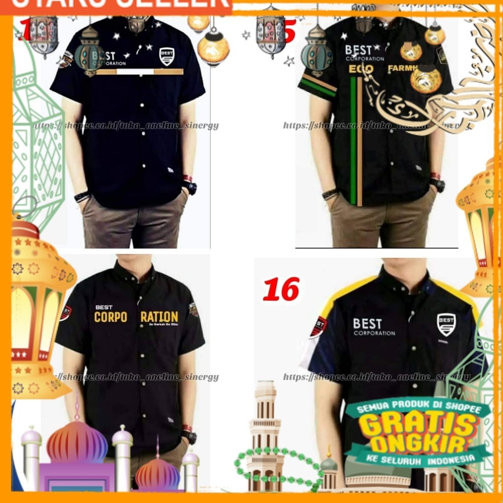 KEMEJA PREMIUM PT BEST CORPORATION / BEST-04/ Pink Dusty Fanta Merah muda