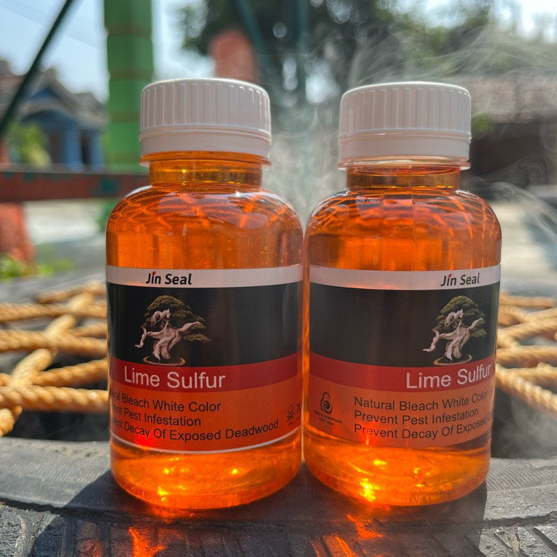 Lime sulfur 120 ML Bening Netral untuk deadwood bonsai batang mati jin bonsai jin seal