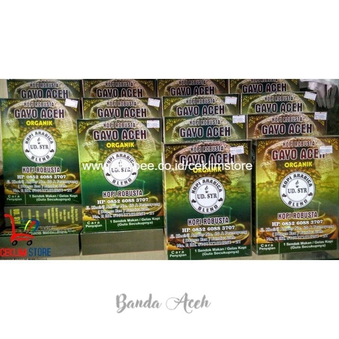 

Kopi Robusta Gayo Aceh 250Gr
