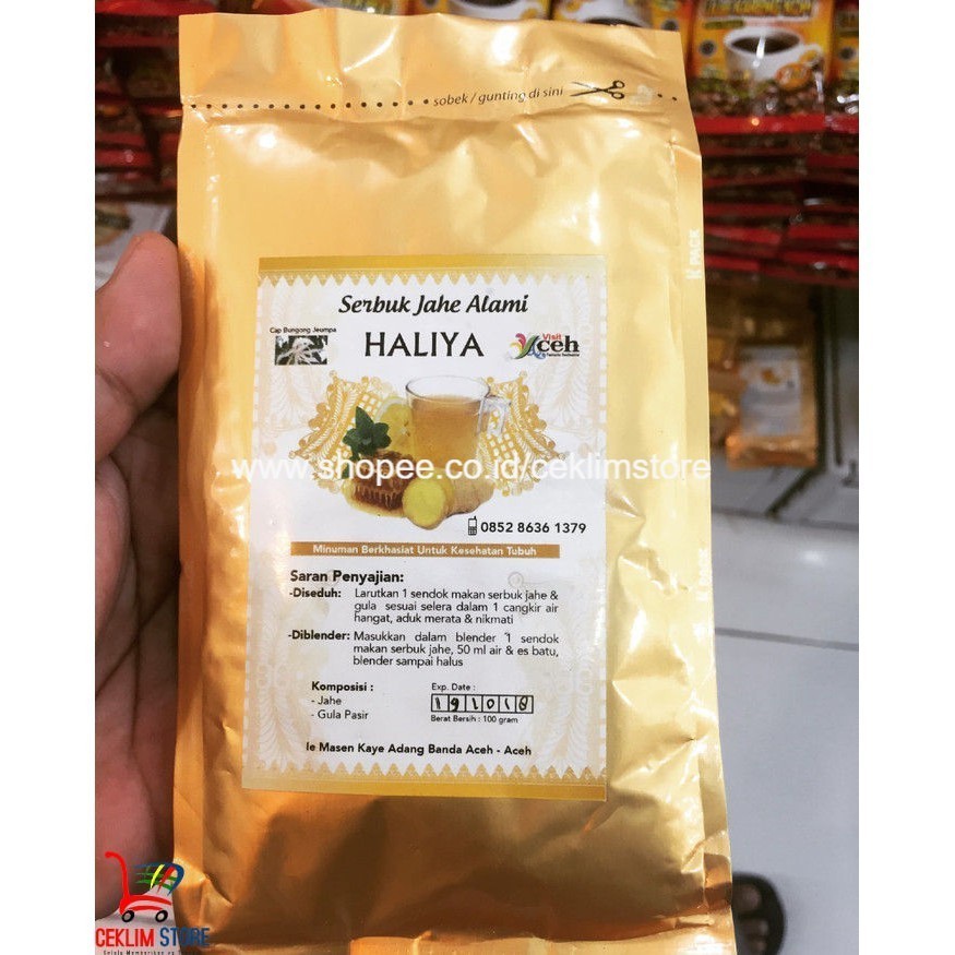 

Serbuk Jahe Alami Haliya Aceh