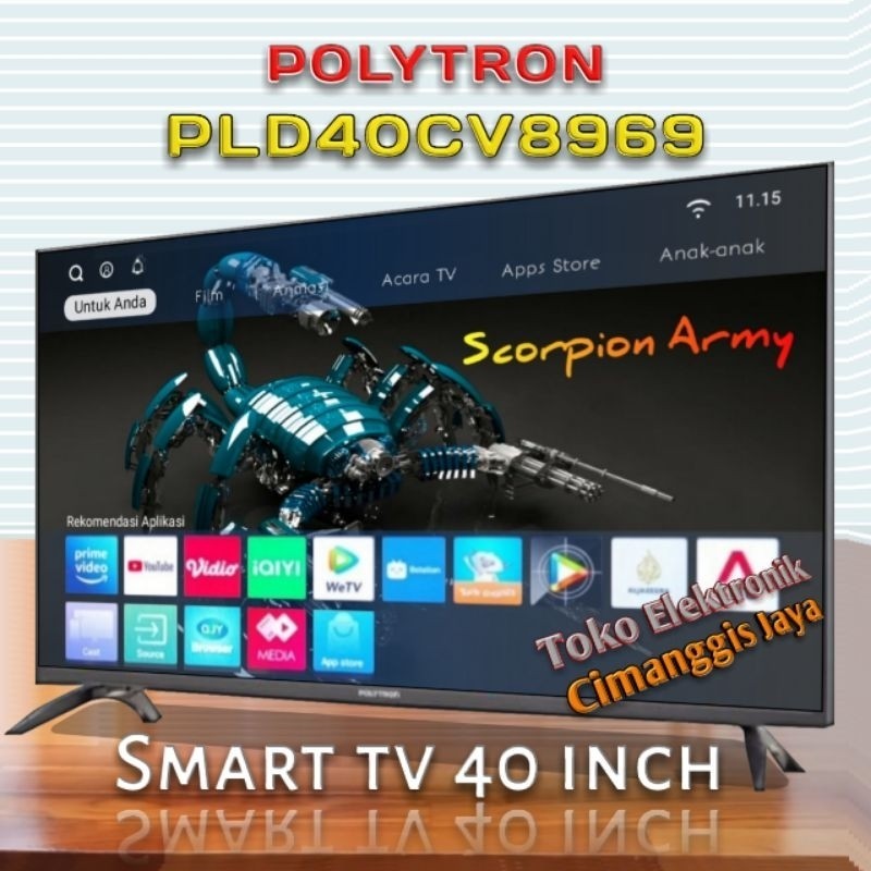 smart tv led Polytron 40 inch digital