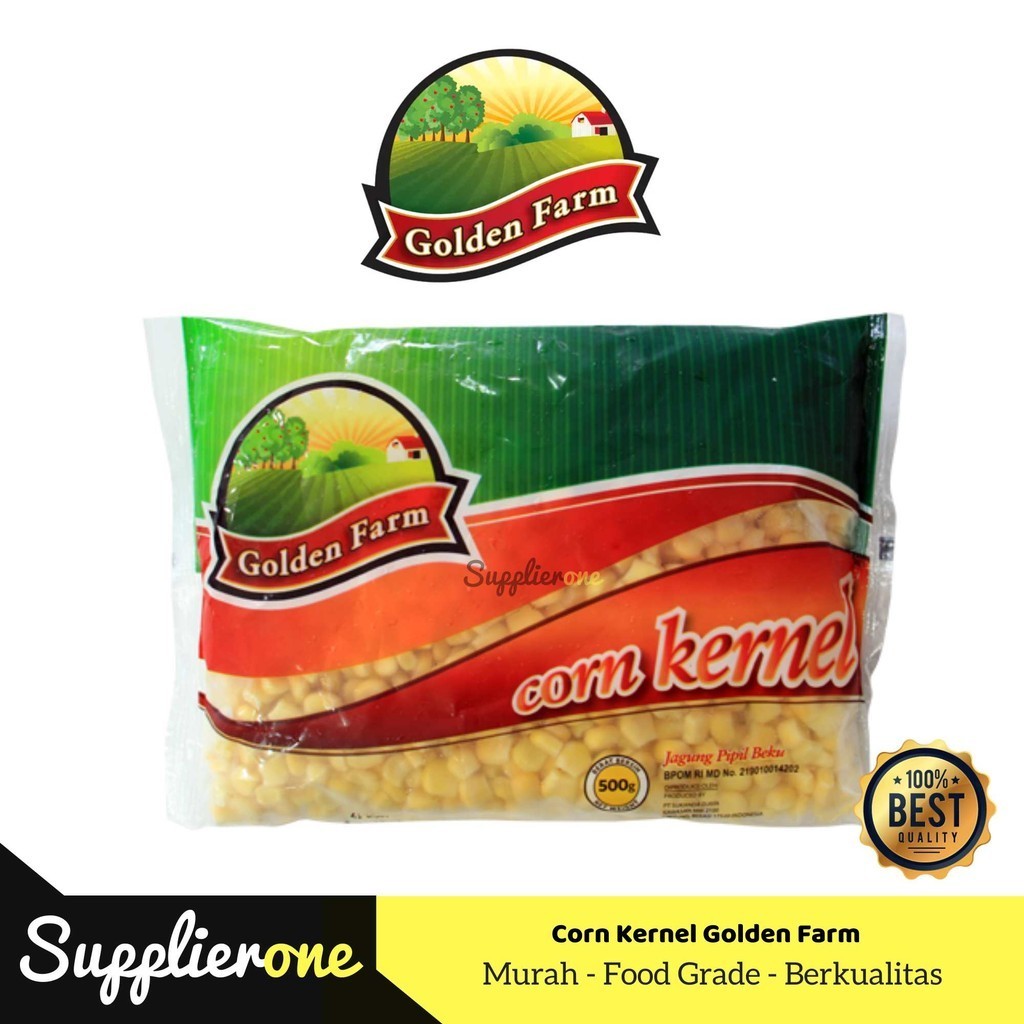 

Golden Farm Corn Kernel 500g / Jagung Manis Pipil / Jagung Manis / Jagung Beku / Jagung Frozen / Jagung Pipil / Jagung Pipil Manis Jasuke / Jagung Pipil Golden Farm