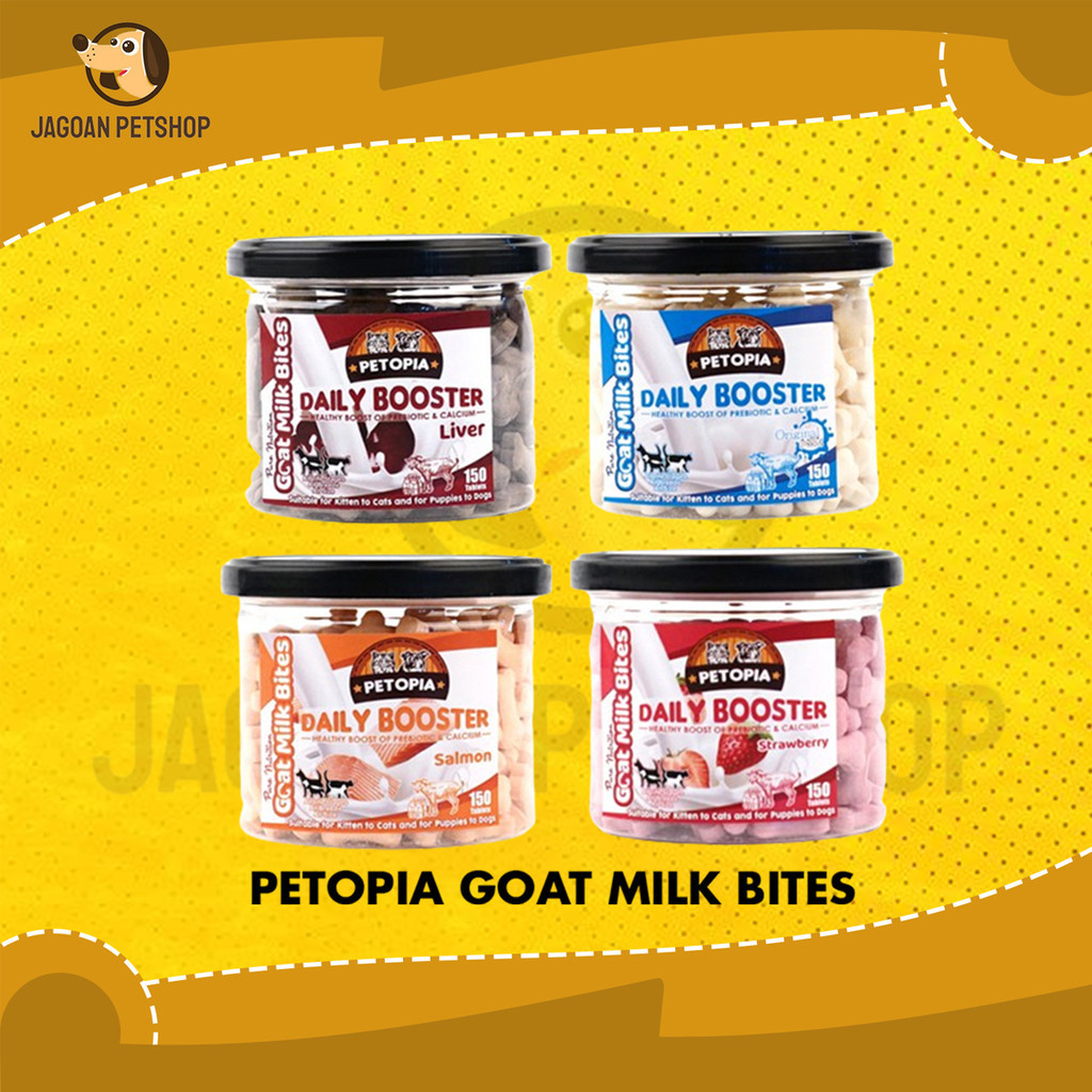 Suplemen Kalsium Kucing Anjing Petopia Goat Milk 150 Gram