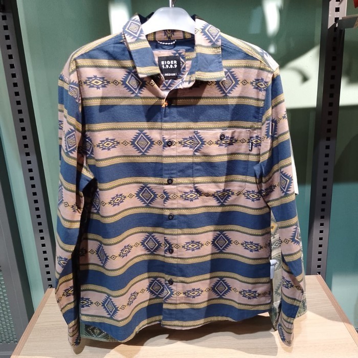 EIGER 1989 KEMEJA FLANEL PRIA BENTAYAN FLANNEL SHIRT - NAVY