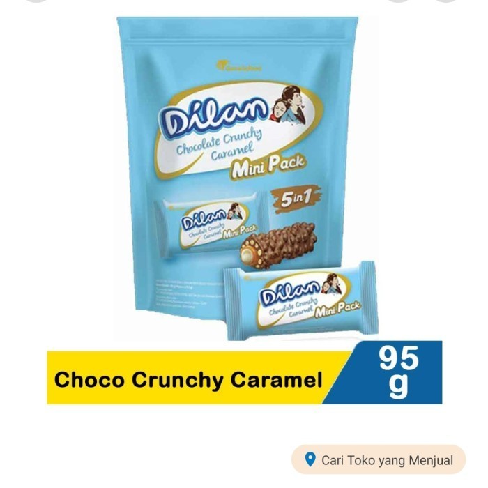 

[Kalimantan] DILAB Chocolate Crunchy Caramel Mini Pack 95g