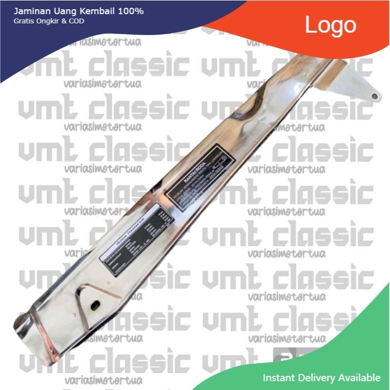 Ketengkes keteng tutup rantai honda win win100 besi krom