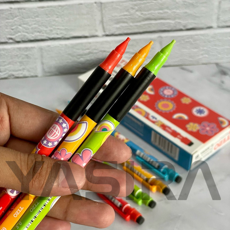 

SATUAN 1 PCS Pensil Isi Ulang Pensil Mekanik Kecil Tizo 0.5mm