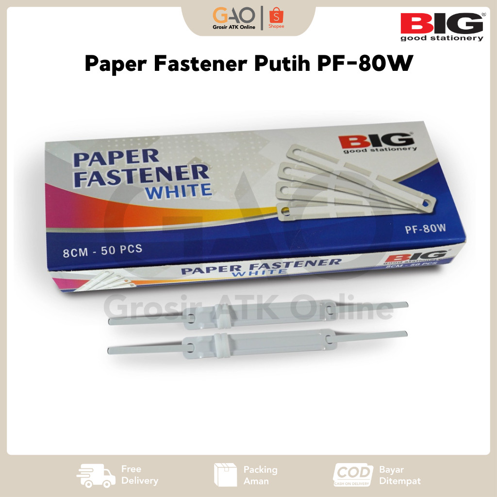 

Paper Fastener BIG Putih PF-80W