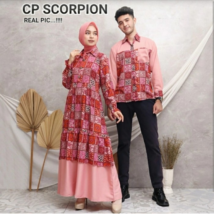 promosi toko an baju couple gamis koko busana muslim fashion pria wanita serasi
