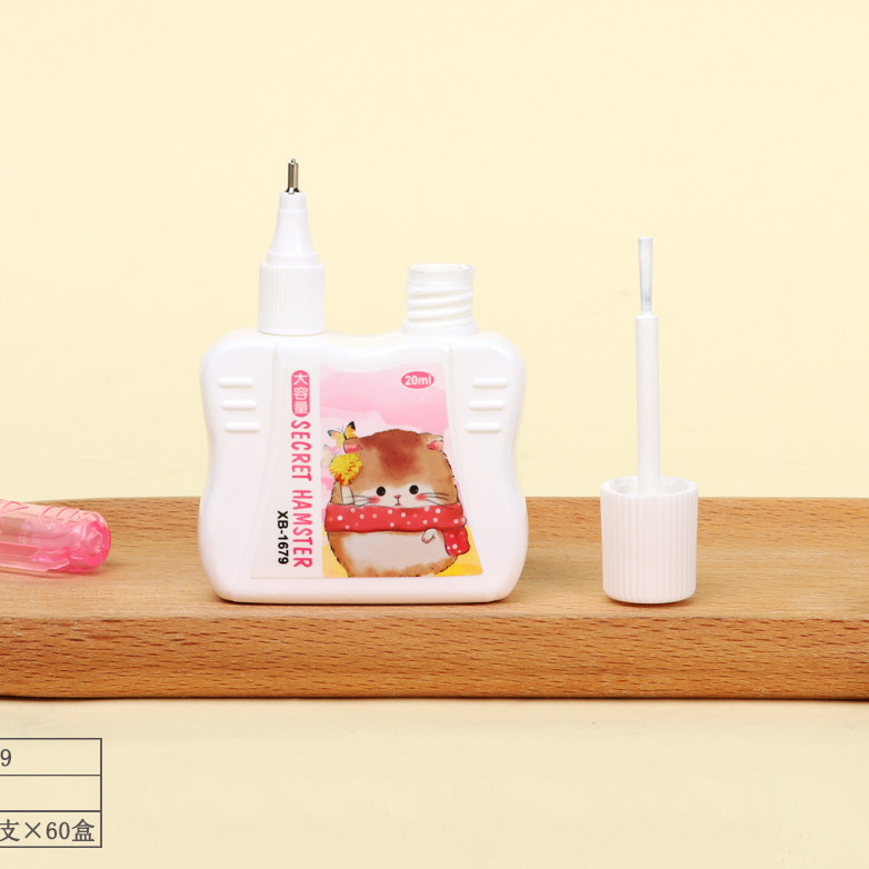 

No 1679 OEM Pabrik Murah Grosir Lucu Sekolah Kantor Alat Tulis Cepat Kering Mini Koreksi Pena Cairan