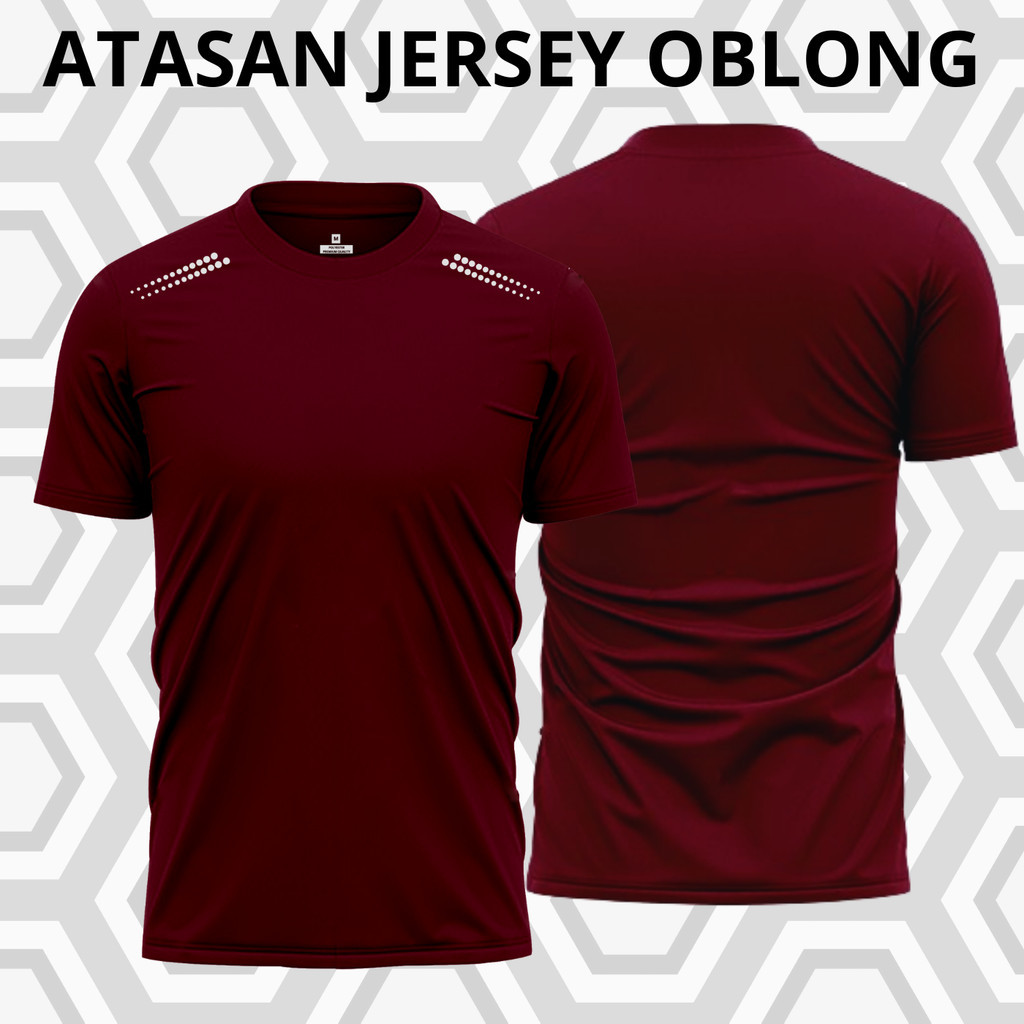 Kaos Atasan Oblong Hitam Putih / Baju JERSEY DRIFIT MILANO XXL ATSPL10