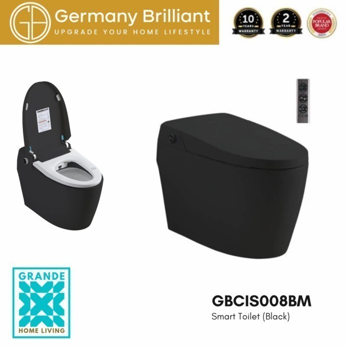 Smart Toilet Closet Duduk Kloset Pintar Germany Brilliant GBCIS008-BM