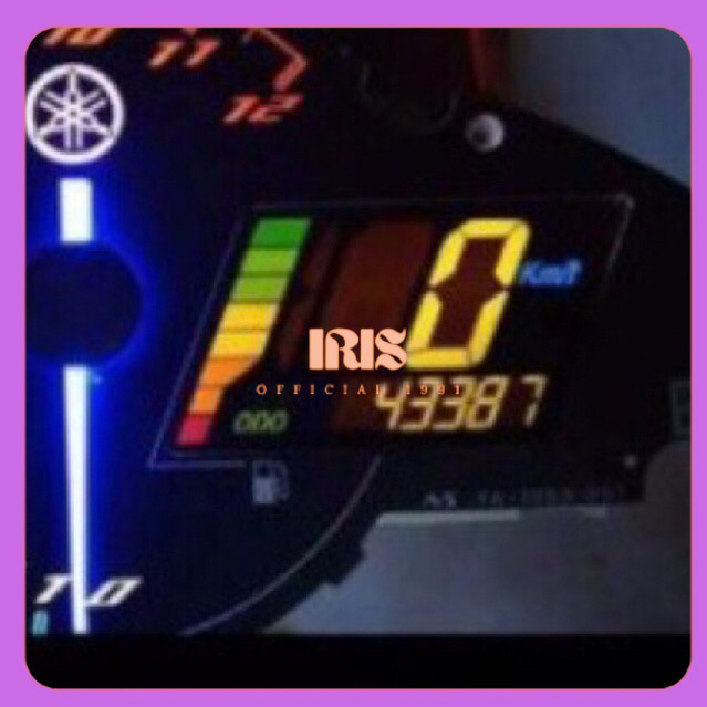 {IRIS} LCD Vixion nvl nva Modif Warna Siap Pakai