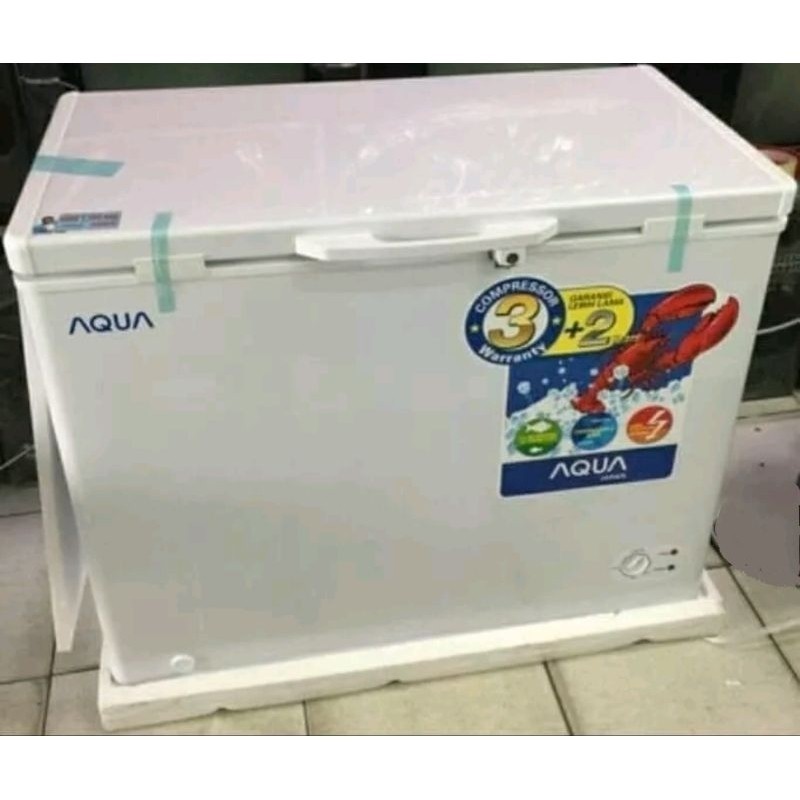 SPESIAL PROMO SALE AQUA freezer box / chest freezer 200 liter AQF-200 GC