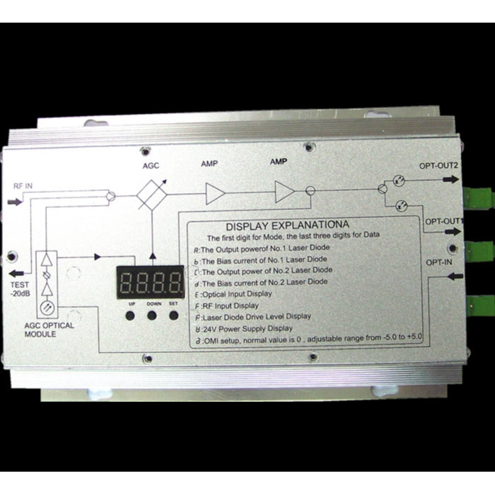 Optic Transmitter mini 1310nm 10+10mW (SC/APC)/transmiter/FTTH