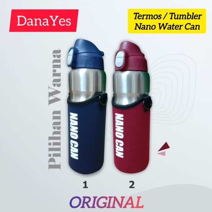 Tumbler Thermos Termos Nano Water Can Nano Can Termos Kesehatan Nano Sport 1 liter 1000ml 1000 ml OR