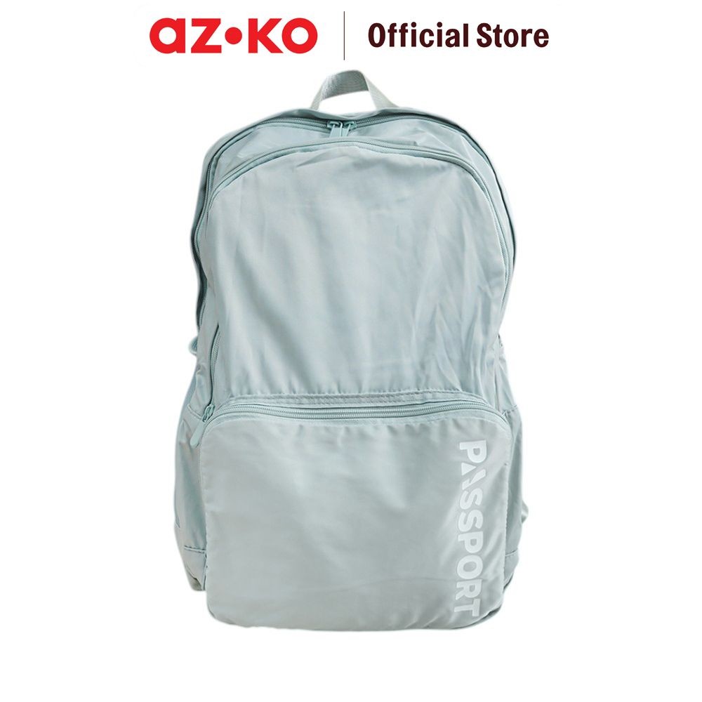 AZKO Passport Eloise Tas Ransel Lipat - Hijau kids backpack tas punggung anak karakter ransel gendon