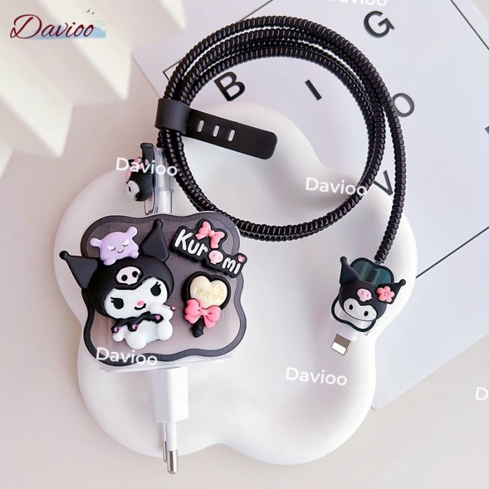 Pelindung Charger Anker 25W&45W | Set 5 Item Paket Cover Pelindung Kabel & Kepala Charger Untuk Char