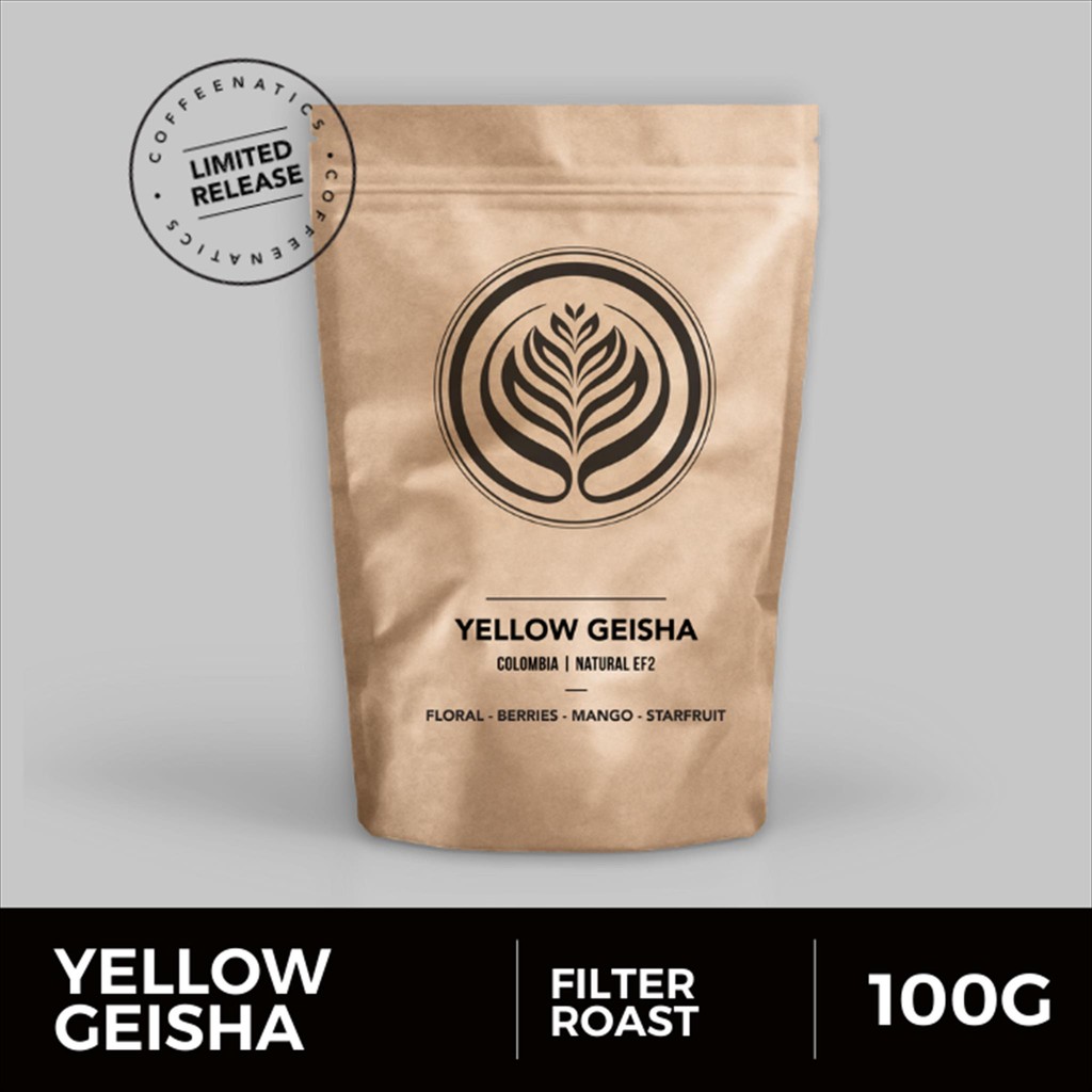 

Yellow Geisha 100g - Biji Kopi Gesha 100gr | Coffeenatics
