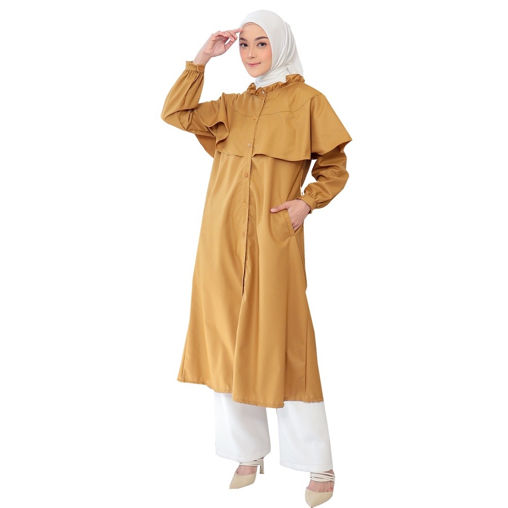 Tunik Wanita Cewek Remaja Katun Toyobo Terbaru Super Premium Lunango LG 814 Lebaran Sale.55