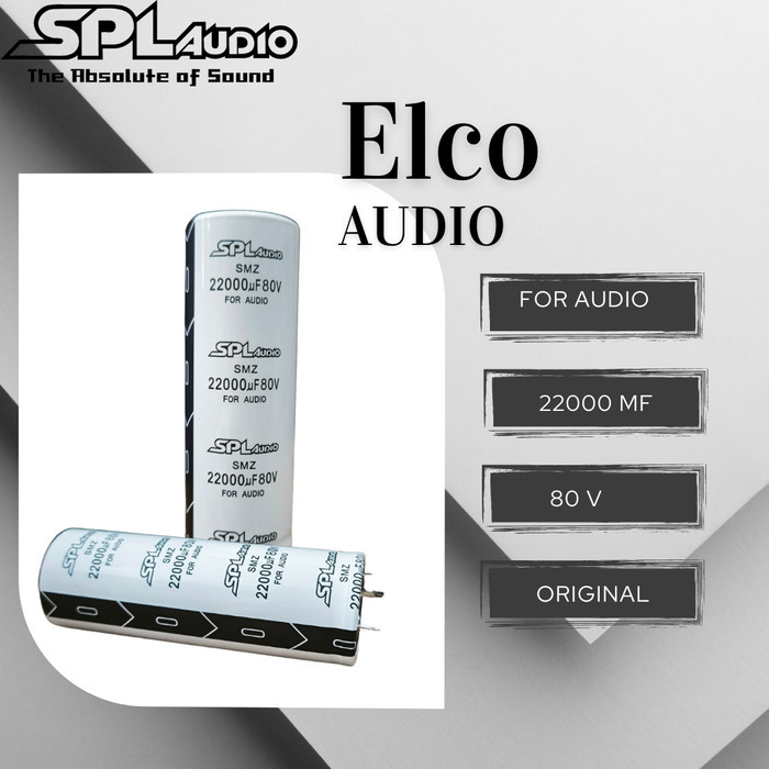 SPL Audio Capacitor Elco for Audio Premium 22000mF 80 V