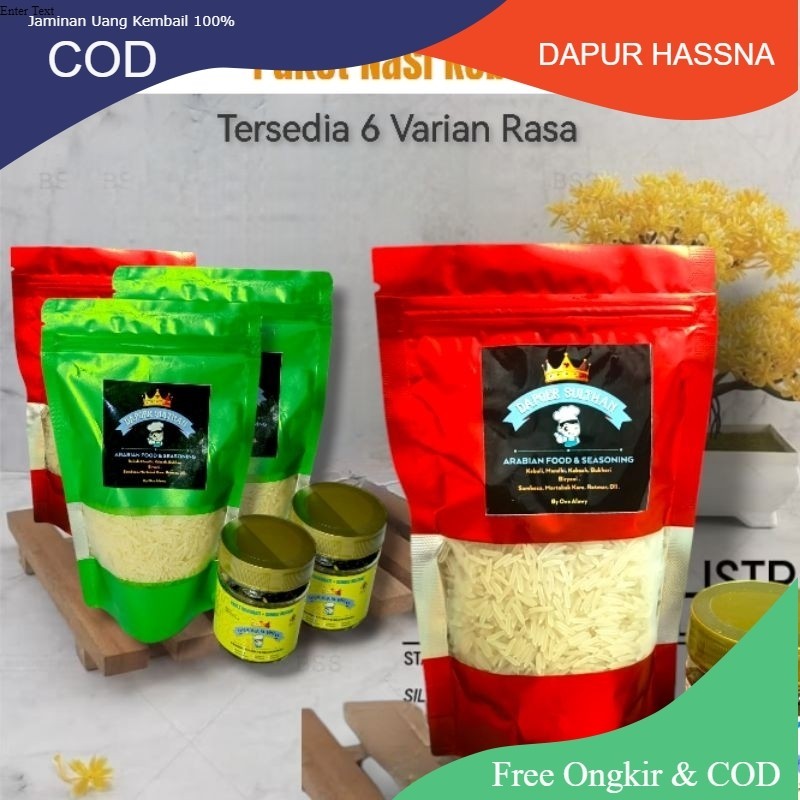 

BERAS BASMATI BUMBU INSTAN VARIAN KEBULI BRIYANI KABSAH SHAWARMA BUKHORI