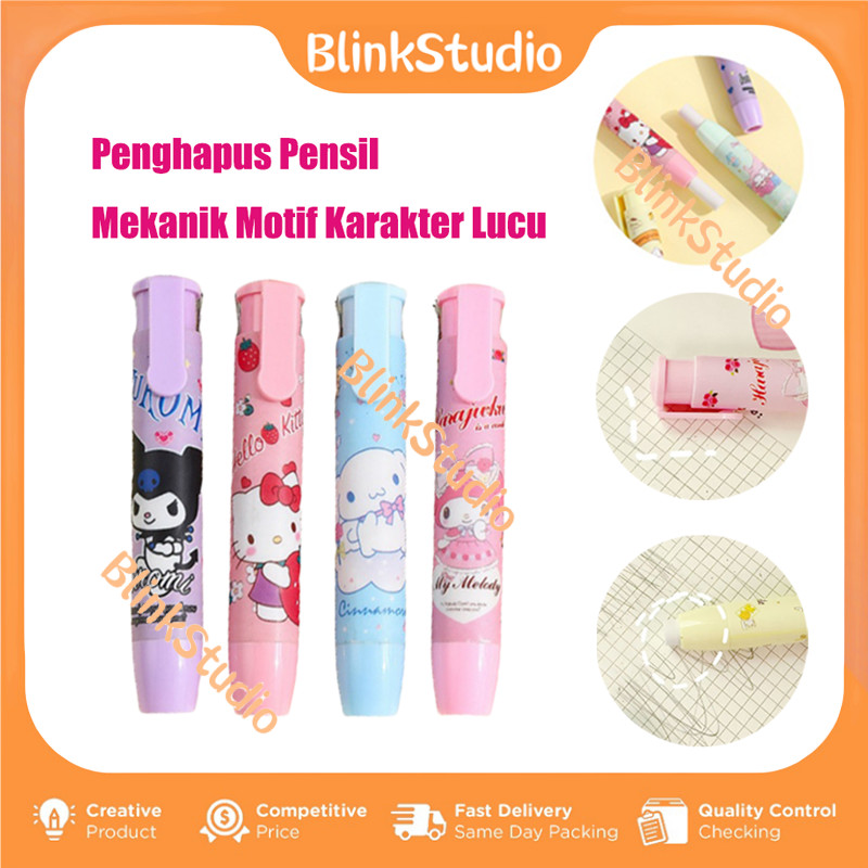 

Penghapus Pensil Mekanik Motif Karakter Lucu / Penghapus Bentuk Lipstick
